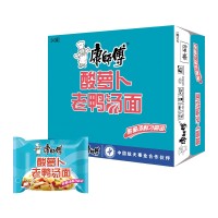 康师傅泡椒酸菜方便面一整箱24袋装泡面速食夜宵一件批发牛肉面