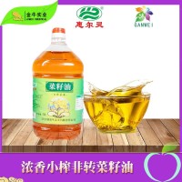 正宁县惠尔灵菜籽油5L 民生油 家用商用食用油      2瓶