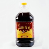 芝麻香油2.5L 自榨月子油调味油凉拌家用香油商用5斤批发芝麻油     2桶