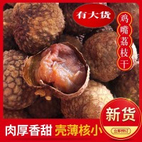 壳薄肉厚小籽中果荔枝干500g/装 2025新货广西鸡嘴荔枝干果批发     2袋