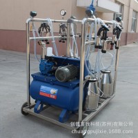 4桶真空泵挤奶机可移动式挤奶机牧场挤奶牛用挤奶机