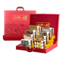 置办过年货节日送礼山东特产八拼干货海参鲍鱼礼盒装滋补品长辈  1个