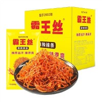 玉峰辣条霸王丝18g*20包青豆爆辣超辣变态辣麻辣网红休闲零食包邮 1袋