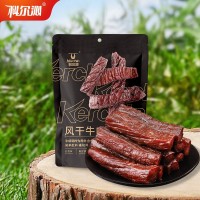 科尔沁风干牛肉干 100g袋 风干牛肉干独立内包装休闲零食 1袋