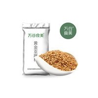 万谷食美 25kg大包生黄金亚麻籽 金亚麻 胡麻 1件