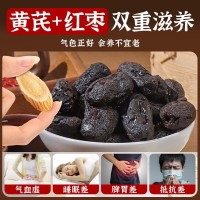 去皮去核三蒸三晒红枣黄芪蒸枣即食蜜饯休闲零食 1袋