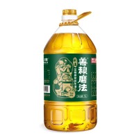 善粮磨法食用油 头道压榨原浆花生油 5L 20桶