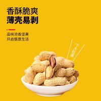 惠沃 原味山东大花生 坚果 炒货 零食小吃 400g*1袋 3袋