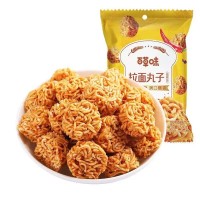 百草味拉面丸子50g干脆面童年小吃点心充饥夜宵办公室休闲零食 2袋