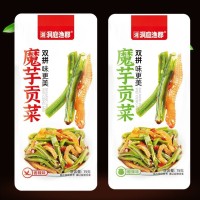 湘洞庭渔郡 魔芋贡菜酸辣香辣味酱腌菜零食开袋即食小吃下饭菜 20袋